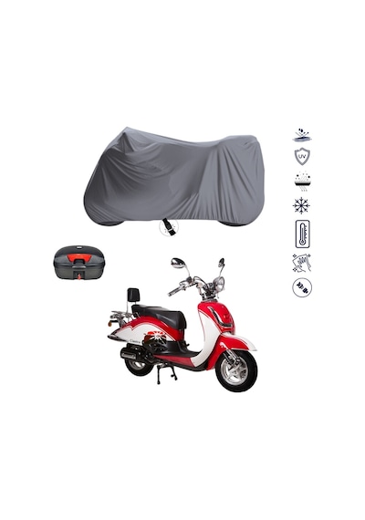 RMG Spark ÇANTALI MOTOSİKLET BRANDA SU GEÇİRMEZ TOPCASE UYUMLU MOTOR BRANDA