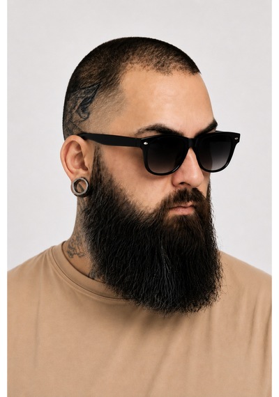 Wayfarer Erkek Güneş Gözlüğü Çapraz Kesim Uv Korumalı Çok Renkli