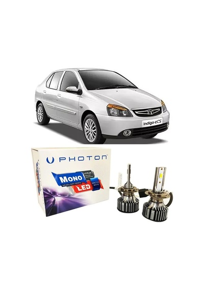 Tata Indigo Led Xenon Uzun+kısa Far Ampulü H4 Mono Yeni Seri Beyaz