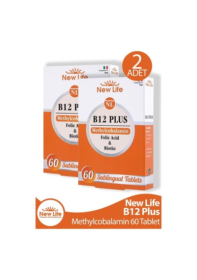 New Life B12 Plus Methylcobalamin 60 Tablet 3 Adet