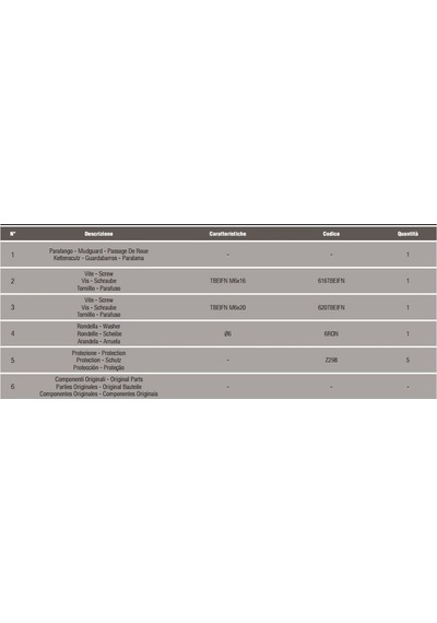 Gıvımg6401trıumphtıger800-800xc-800xr 11-20 Çamurluk