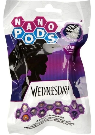 Nano Pods Blind Bag Sürpriz Figür Wednesday Lisanslı Ürün Wednesday