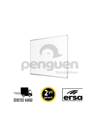Penguen Alü Çer. Duvara Monte Manyetik Yazı Tahtası Beyaz 100X200