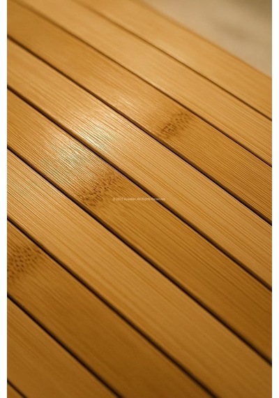 Bambu Katlanabilir Yan Sehpa 40x29 Cm, Koltuk Ve Kanepe Kenarı Portatif Tepsi, Amerikan Servisi Çok Renkli