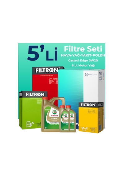 Mercedes E220 Dizel Filtre Bakım Seti Cast Rol Motor Yağlı 2023-2025 5 Li 8200BKMFLSHNGFL25972
