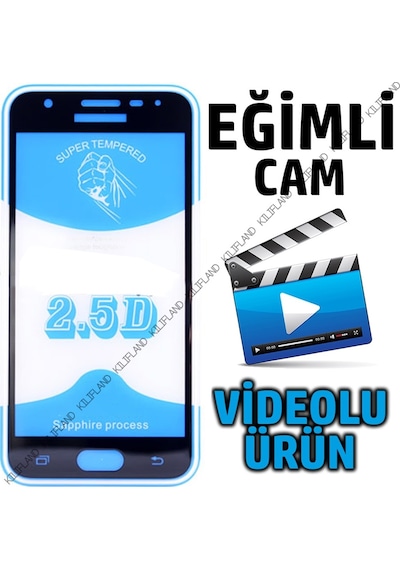 Samsung Uyumlu Galaxy J7 Pro J730 Kırılmaz Cam 3D Tam Kapatan