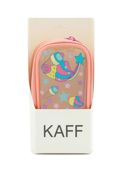 01112 Şeffaf Baskılı Tek Gözlü Kalemlik Kalem Kutusu Pembe Unicorn Genel