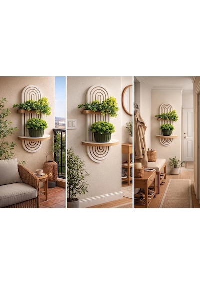 Modern Duvar Rafı 70x20 Cm / Dekoratif Ahşap Duvar Rafı / Minimalist Çok Amaçlı Raf / Salon, Mutfak, Banyo Ve Antr Diğer