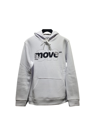 Fuba Kapşonlu Sweat Move Beyaz Beyaz