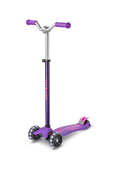 Micro Maxi Deluxe Pro Led 3 Tekerli Işıklı Çocuk Scooter Purple Pink