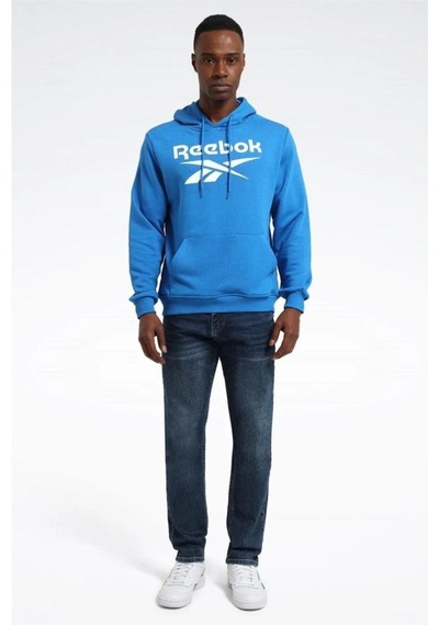 Reebok Rı Ft Bıg Logo Oth Hood 101965471 Erkek Sweatshirt Mavi S-xxl Mavi
