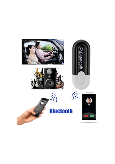 Store Usb Bluetooth 5.0 Ses Alıcı Adaptör Aux 3.5mm Çıkışlı Kablosuz Müzik Alıcısı, Hoparlör Ve Ses Sistemlerini Bluetooth Lu Hale Getiren Dongle Receiver Zr1138