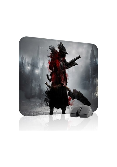 Bloodborne Kaymaz Dikişli Kauçuk Oyuncu Mousepad V5 - 48x40 Xl Gaming Mouse Pad Fare Altlığı