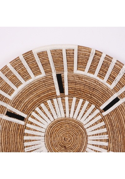 Aspendos 77 X15 Cm Çap- Doğal Abaka Duvar Tabağı