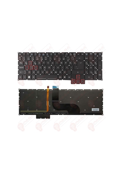 Acer Uyumlu Predator G9-791, G9-791G Klavye Tuş Takımı Tuş Seti Led Işıklı Siyah Türkçe