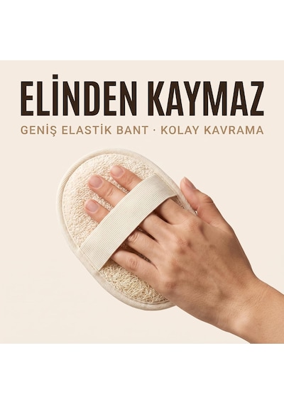Yüz Vücud Kabak Lifi Doğal Lifler Peeling Temizleyici Arındırıcı. 3 Adet