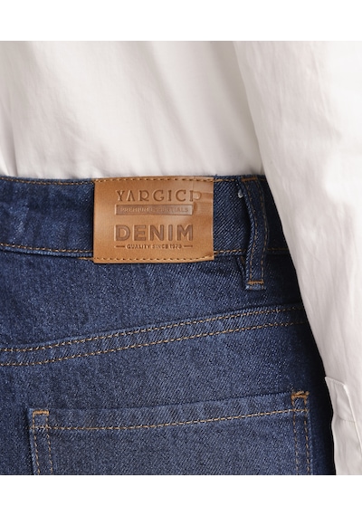 Yargıcı Mom Fit Denim Pantolon Koyu İndigo