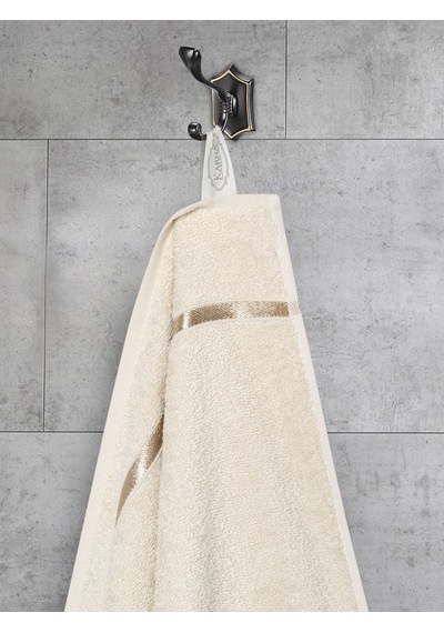 Banyo Havlu Seti 4 Lü Bale Krem