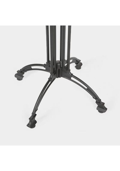 Kral Ma 100 Tekli Masa Ayak Astor Alüminyum Yüksek Basınçlı Döküm G 64 X D 46 X Y 71 Cm Siyah Siyah