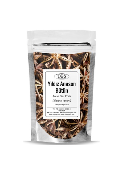 Tos The Organic Spices Yıldız Anason Bütün 250 G Illicium verum