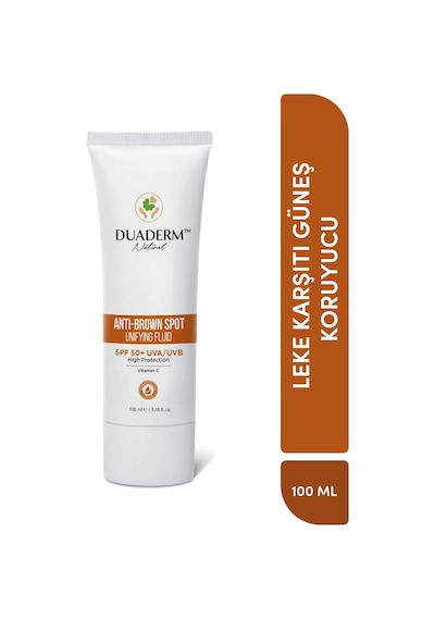 Leke Karşıtı Yüksek Koruma brown Vücut Güneş Kremi Spf50+ Vitamin C + Uva/uvb 100 Ml