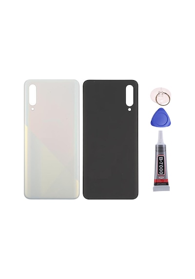 Samsung A30s Beyaz Uyumlu Arka Kapak Batarya Kapağı Pil Kapağı Yapışkan Ve Sökme Aparatıyla Beraber Full Set Beyaz