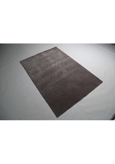 Çam Halı Emboss Jr 10 Gri Modern Desen Yeni Zellanda Yünü Ve Visk 130X190 Gri