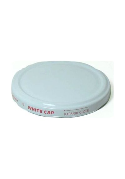 Beyaz Metal Kavanoz Kapağı 82 Mm 3000 Adet