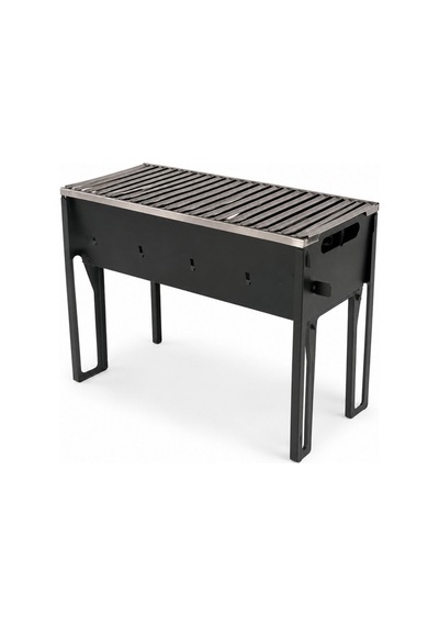 Mand Ayaklı Mangal & Barbekü - 55x30 Cm Yükseklik 45 Cm Siyah