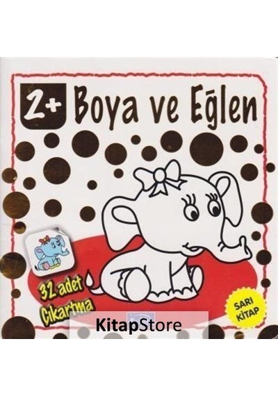 Boya ve Eğlen Sarı Kitap
