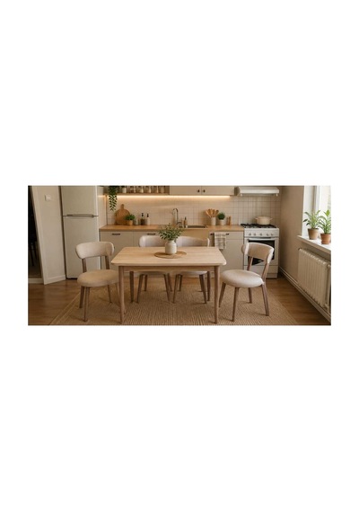 Tool Aksesuar T-6010 4 Kişik Yemek Masası Ve Krem Sandalye Takımı Mutfak Salon Restorant Cafe Otel Kullanımına Uygundur. Tool Aksesuar T-6010 4 Kişik Yemek Masası Ve Krem Sandalye Takımı Mutfak Salon Restorant Cafe Otel Kullanımına Uygundur.