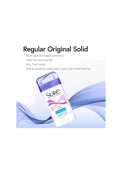 Sure Regular Solıd Orgınal perspirant Kokusuz Deodorant 76 G