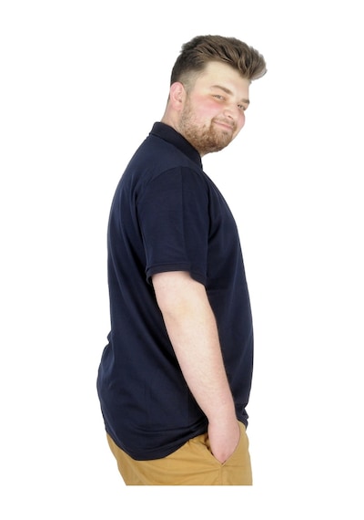 Mode Xl Büyük Beden T-Shirt Polo Steamnoat 22345 Lacivert 001