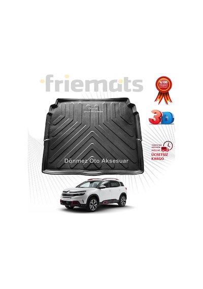 Citroen C5 Aircross Alt 3D Bagaj Havuzu 2019 Sonrası Friemats