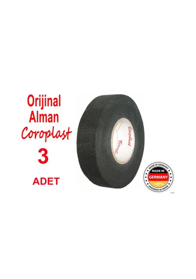 Coroplast Bez Bant 3 Adet Alman Malı Tüylü Bez Bant Kumaş Bant