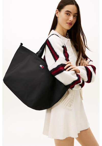 Tommy Hilfiger Tjw Ess Daily Siyah Kadın Tote Çanta-9578 Black