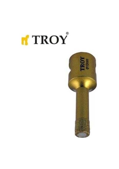 Troy 27450-10 Avuç Taşlamalar İçin Seramik Kuru Elmas Delici, 10mm