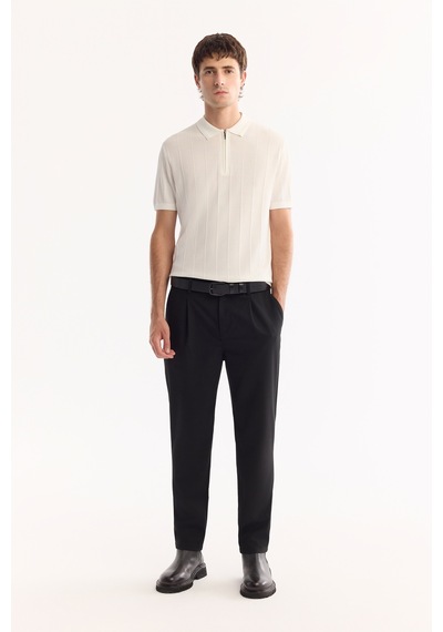 Avva Erkek Ekru Polo Yaka Fermuarlı Rayon Tüylenmeyen Çizgili Triko Regular Fit T-shirt A52y5010 Avva Erkek Ekru Polo Yaka Fermuarlı Rayon Tüylenmeyen Çizgili Triko Regular Fit T-shirt A52y5010