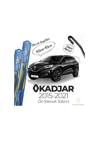 Renault Kadjar Ön Silecek Takımı (2015-2021) RBW Hibrit