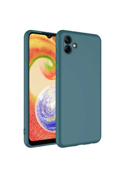Galaxy A04 Kılıf Zore Mara Lansman Kapak Koyu Yeşil