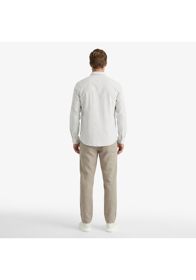 Nautica Erkek Yeşil Regular Fit Çizgili Gömlekçizgiliw65541t