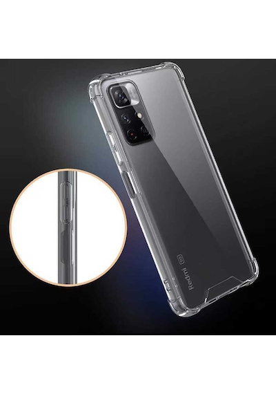 Redmi Note 11t 5g Kılıf Nitro Anti Shock Silikon - Renksiz Renksiz Renksiz
