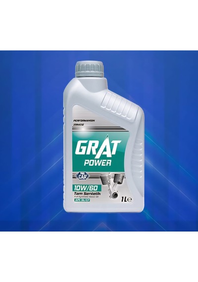 Grat Power 10w60 Tam Sentetik 1 Lt Motor Yağı