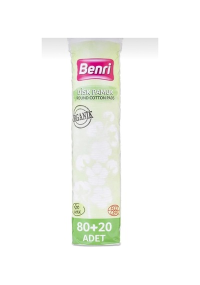 Benri Organik Makyaj Temizleme Pamuğu 100 Adet