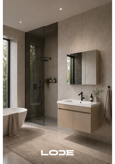 Kale Serisi Banyo Dolabı Seti Kumtaşı Banyo Alt Dolap - Aynalı Üst Dolap Cerastyle Frame Lavabolu, Lavabo-aynalı Üst Dolap Dahil Kumtaşı Kale Serisi Banyo Dolabı Seti Kumtaşı Banyo Alt Dolap - Aynalı Üst Dolap Cerastyle Frame Lavabolu, Lavabo-aynalı Üst Dolap Dahil Kumtaşı
