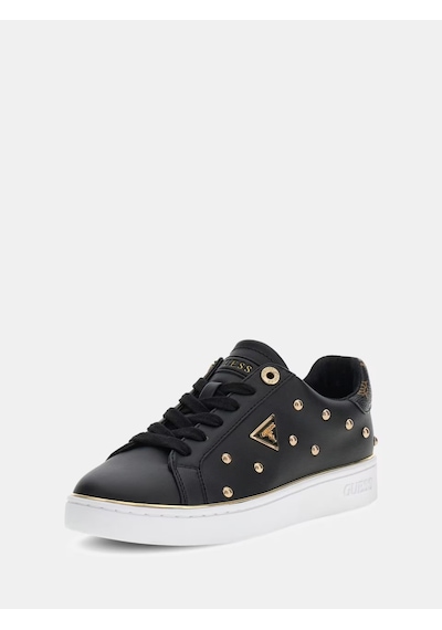 Guess Bonitah Studs Kadın Spor Ayakkabı Flpbonele12 Siyah