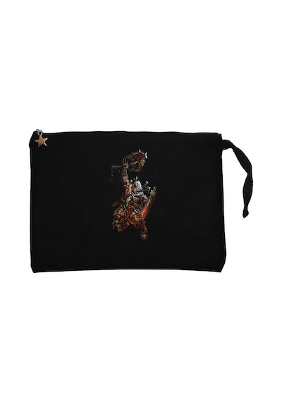 Diablo III Hellfire World of Warcraft Siyah Clutch / El Çantası Siyah