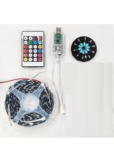 Çap Kayar Animasyonlu RGB Yıldız Led Işık 115 CM  5V USB