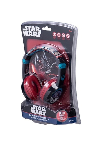 Star Wars Darth Vader R2-d2 Artoo-deetoo Droid Bluetooth Kulaklık Mikrofonlu Kablosuz Çocuk Kulaklığı Lisanslı Sw-9938-ds