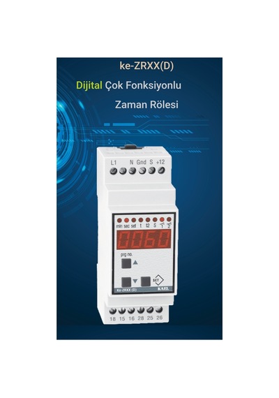 Ke-zrxx D Dijital Çok Fonksiyonlu Zaman Rölesi